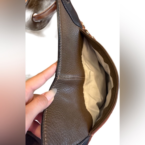 Authentic vintage leather Cole Haan three tone tote bag - Picture 5 of 9